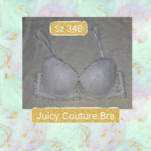 ❤️Juicy Couture White Lace Bra